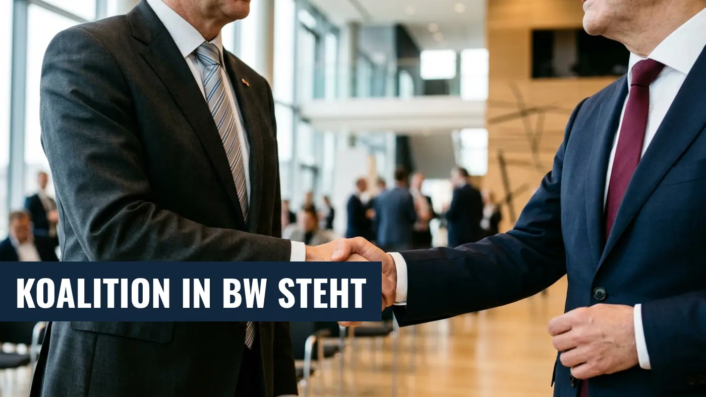 Grüne und CDU in Baden-Württemberg billigen Koalitionsvertrag