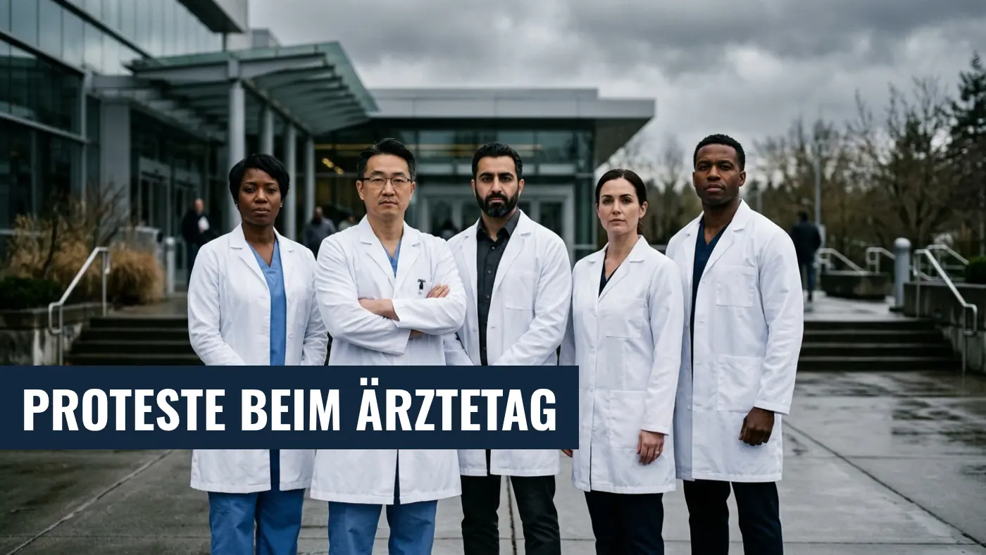 Deutscher Ärztetag 2026: Ärzte protestieren gegen GKV-Sparpläne