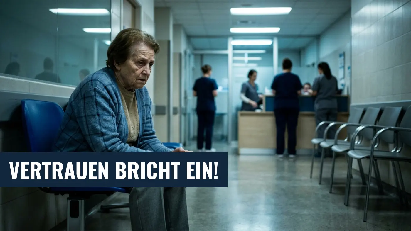 DAK-Umfrage: Vertrauen in das deutsche Gesundheitssystem sinkt rapide