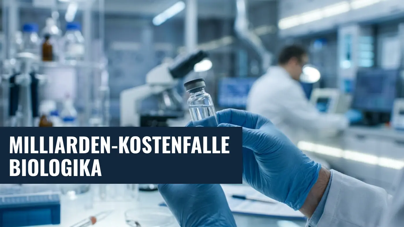 Techniker Krankenkasse kritisiert hohe Biologikapreise: GKV verliert Milliarden