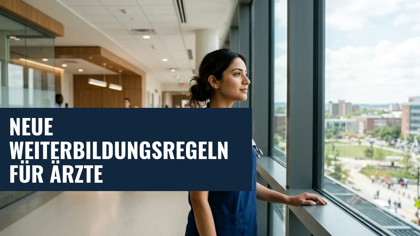 Ärztliche Weiterbildung: Ausfallzeiten bis zu sechs Wochen anrechenbar