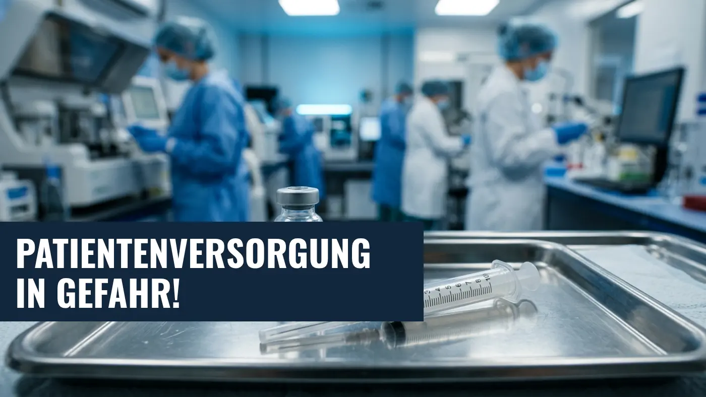 EU-PFAS-Verbot: Pharma-Verbände warnen vor Medikamenten-Engpass