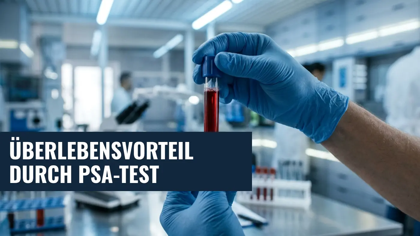PSA-Test: Neue Studie belegt geringere Sterblichkeit bei Prostatakrebs