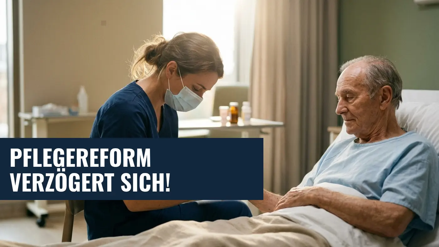 Pflegereform 2026 verzögert sich: Kabinettsbeschluss erst Ende Mai