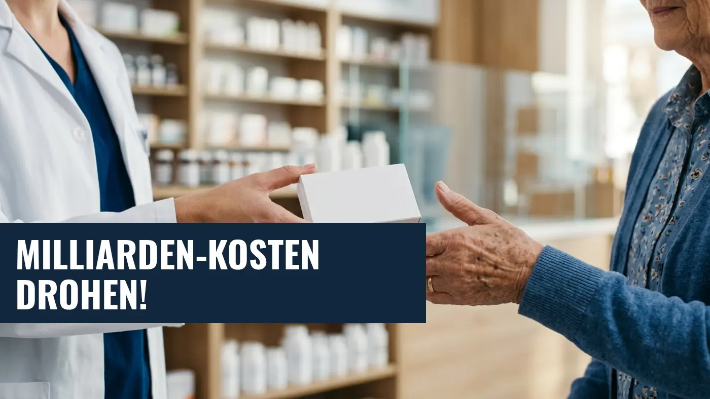 Apothekengesetz 2026: AOK warnt vor verpassten Milliarden-Einsparungen