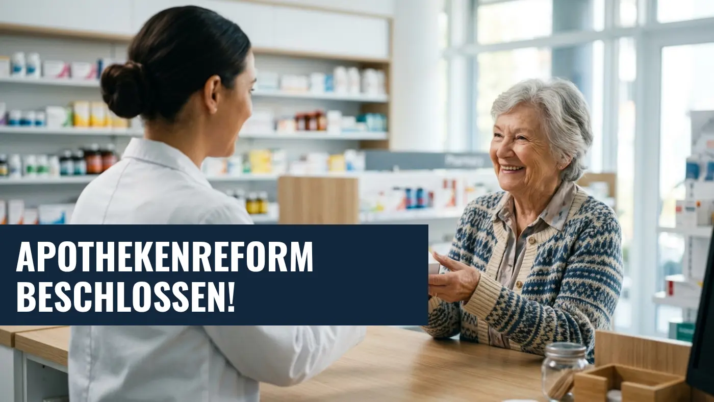 Apothekenreform 2026: Gesundheitsausschuss billigt neues Gesetz
