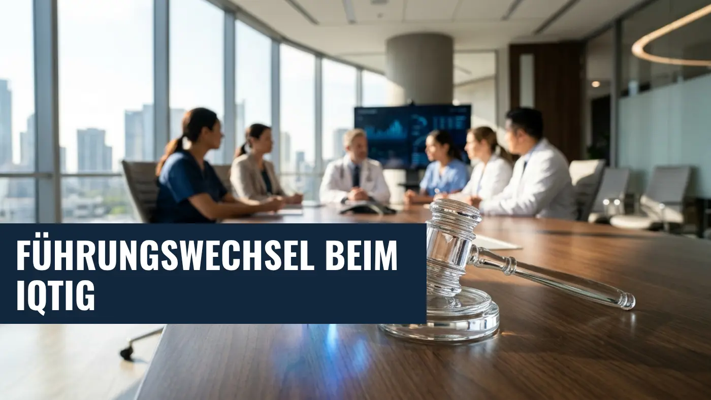 Führungswechsel beim IQTIG: Dr. Thilo Grüning wird neuer Leiter