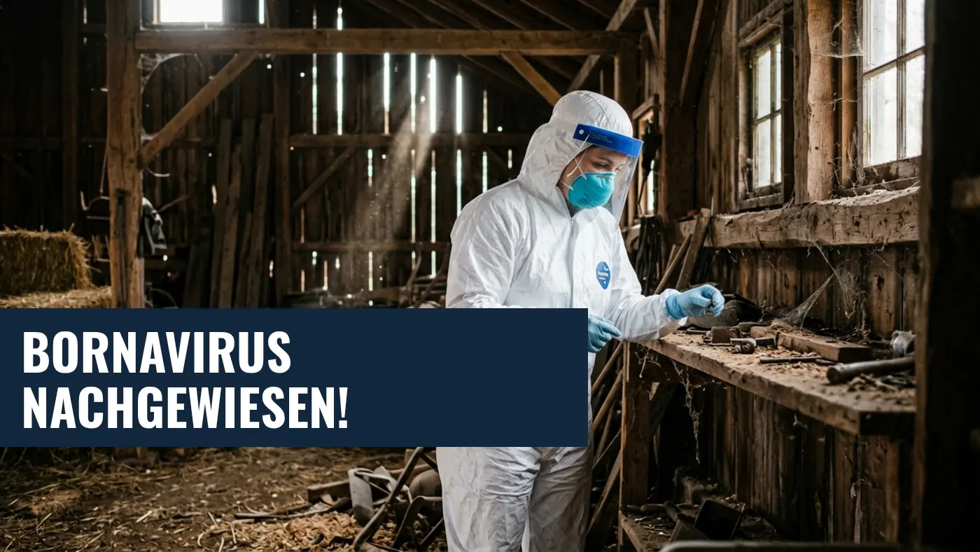 Bornavirus in MV: Erster Fall im Landkreis Ludwigslust-Parchim