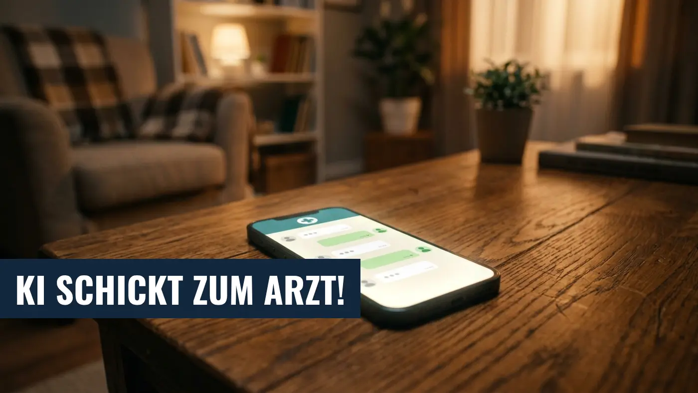 Studie der TU Berlin: ChatGPT rät häufiger zum Arztbesuch als nötig