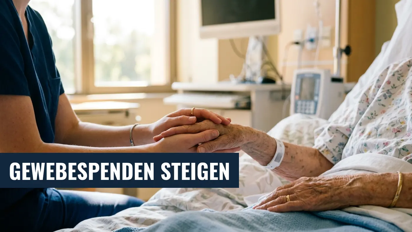 Gewebespenden 2025: DGFG meldet deutlichen Anstieg in Deutschland