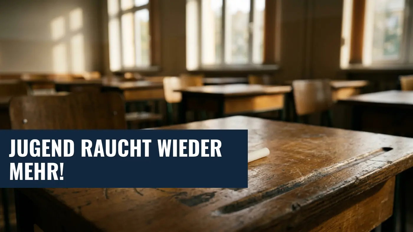 AOK warnt: Raucherquote bei Jugendlichen steigt drastisch an
