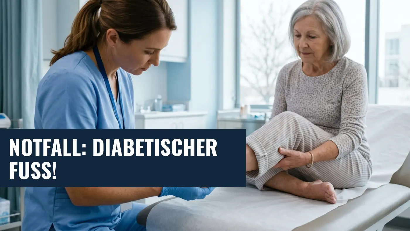 Diabetisches Fußsyndrom: Warnung vor Bagatellisierung | PflegeHelfer24
