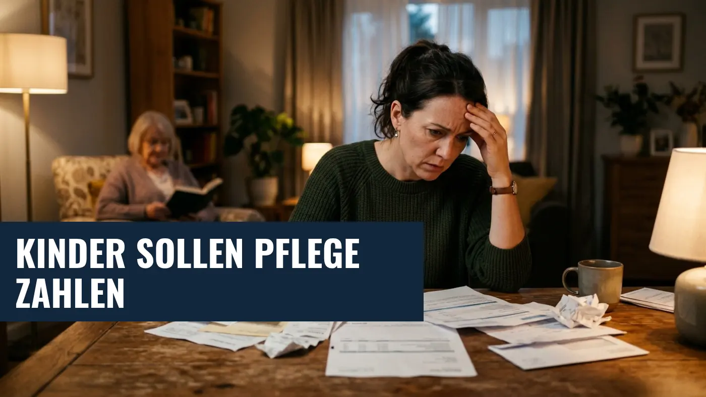 Pflegekosten: CDU fordert, Kinder früher zur Kasse zu bitten