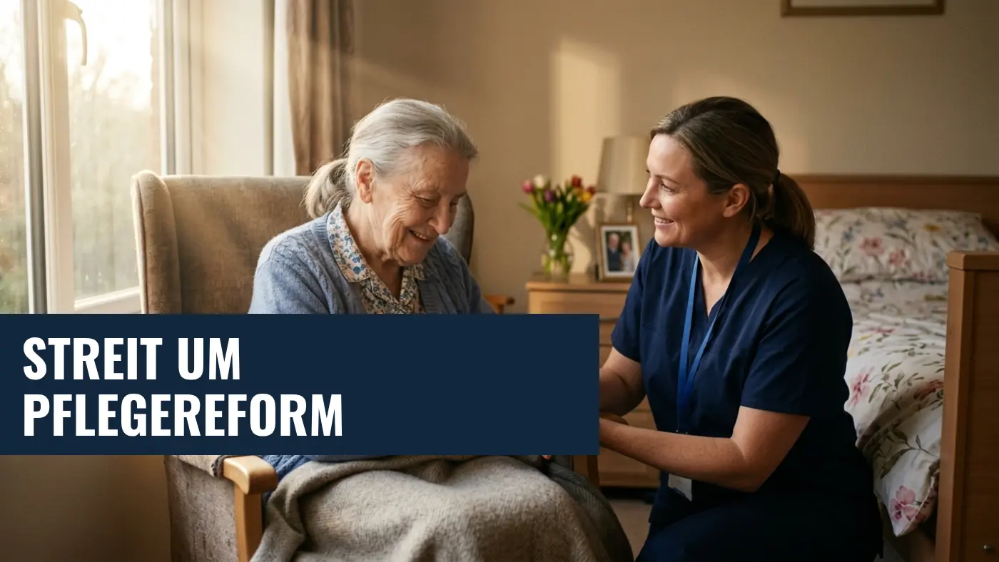 Pflegereform 2026: Kritik an Plänen von Gesundheitsministerin Warken