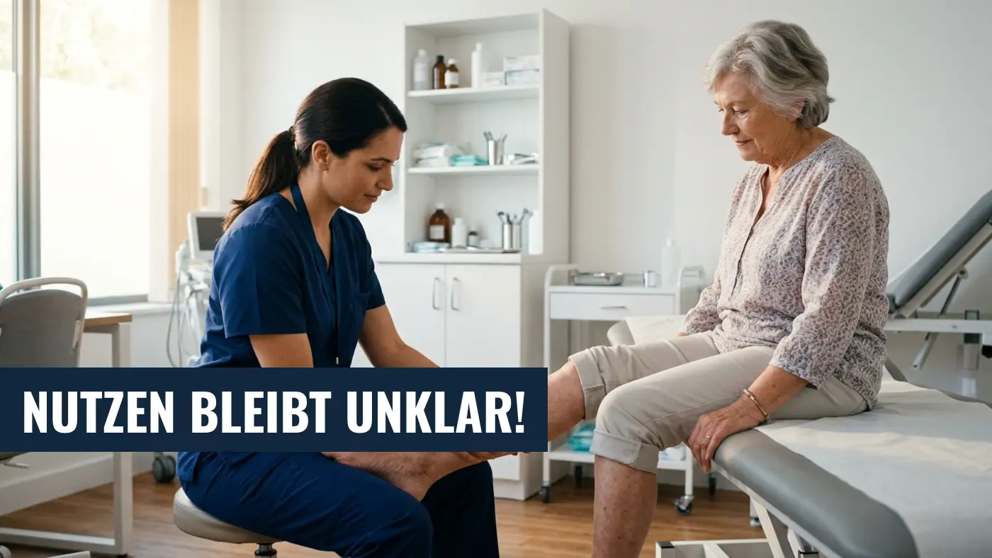 Venöse Beingeschwüre: Kein Nutzen für Elektrostimulation belegt
