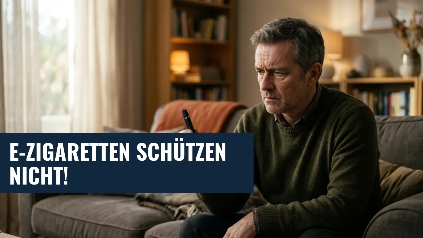 E-Zigaretten als Rauchstopp? Lungenkrebsrisiko bleibt hoch