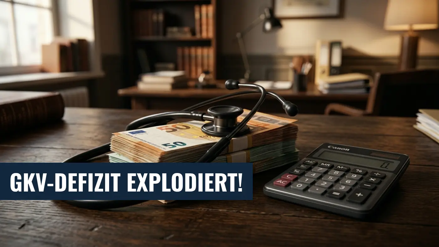GKV-Defizit 2026: Ausgaben der Krankenkassen steigen drastisch