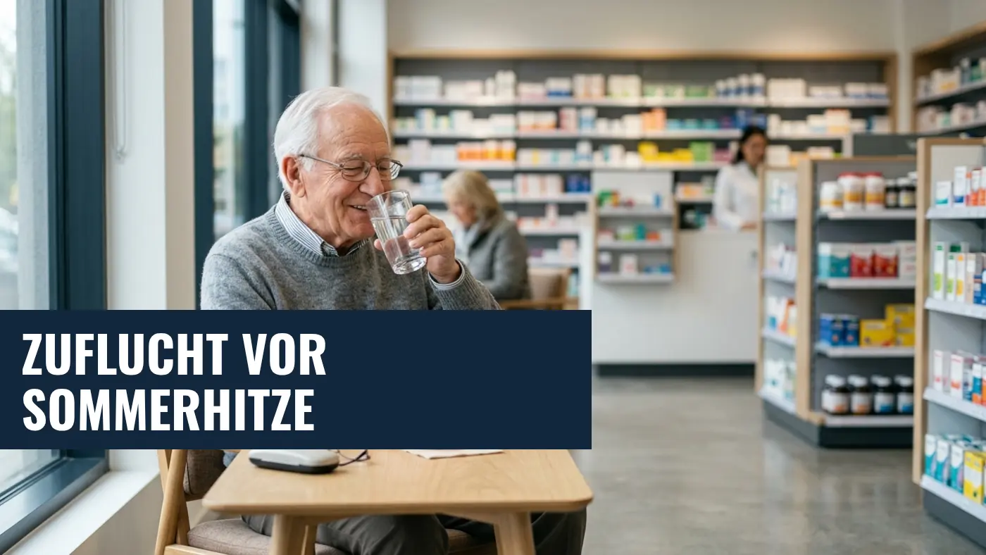 Apotheken als Hitzeschutzinseln: Zuflucht für Senioren bei Sommerhitze