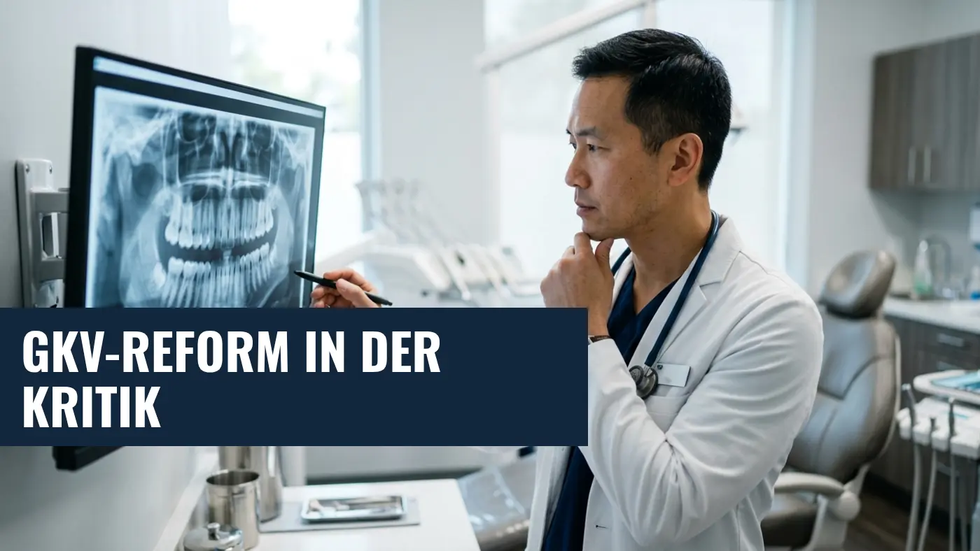 GKV-Reform: KZBV warnt vor Gefahren für die zahnärztliche Versorgung