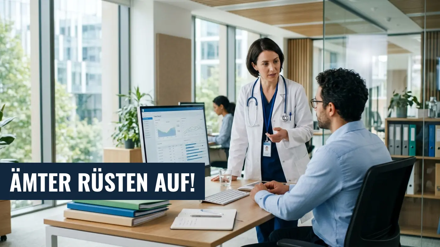 Gesundheitsämter 2025: Personal wächst, aber Zukunft der Stellen ungewiss