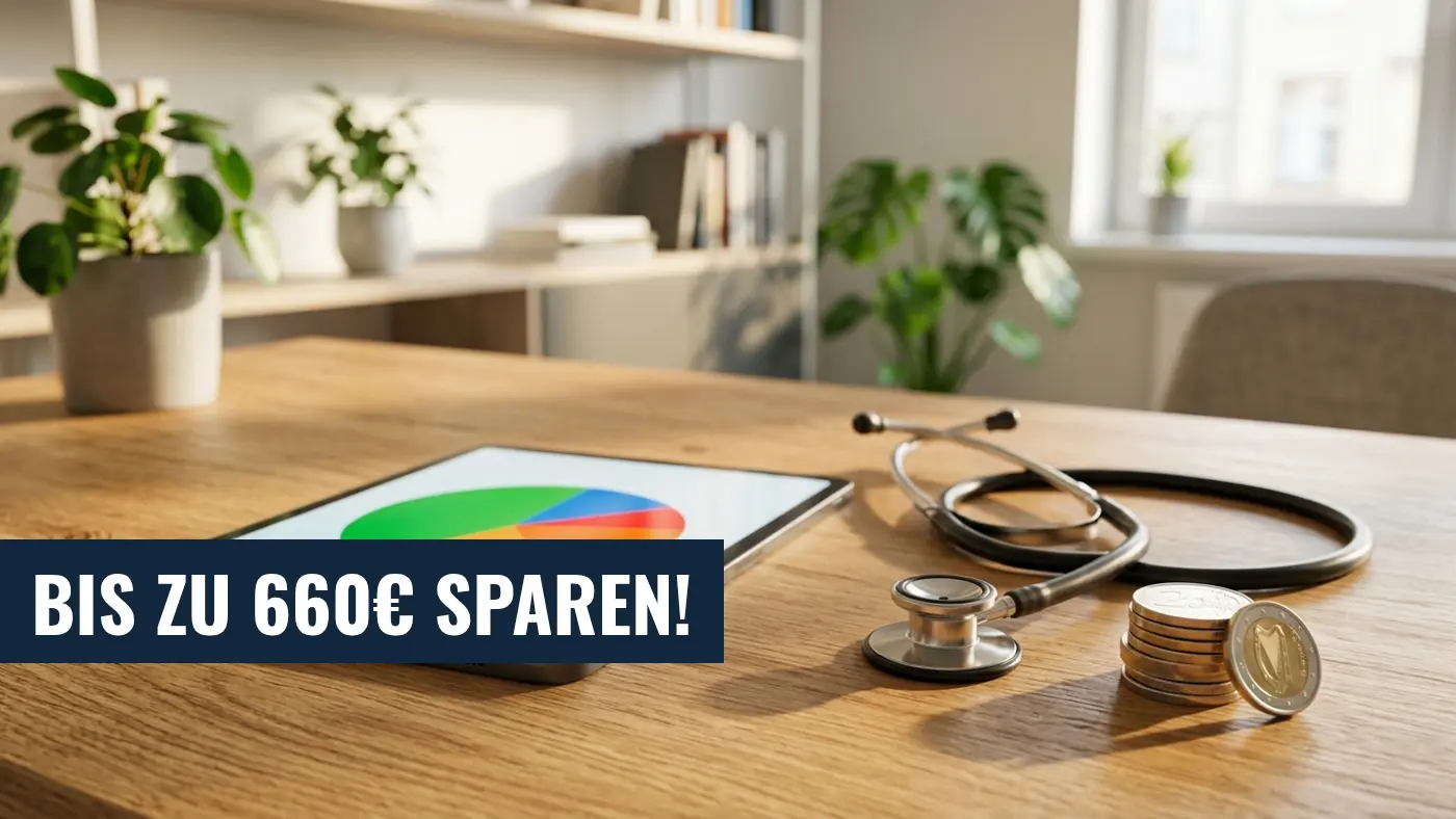 Krankenkasse wechseln & bis zu 660 Euro sparen | Ratgeber
