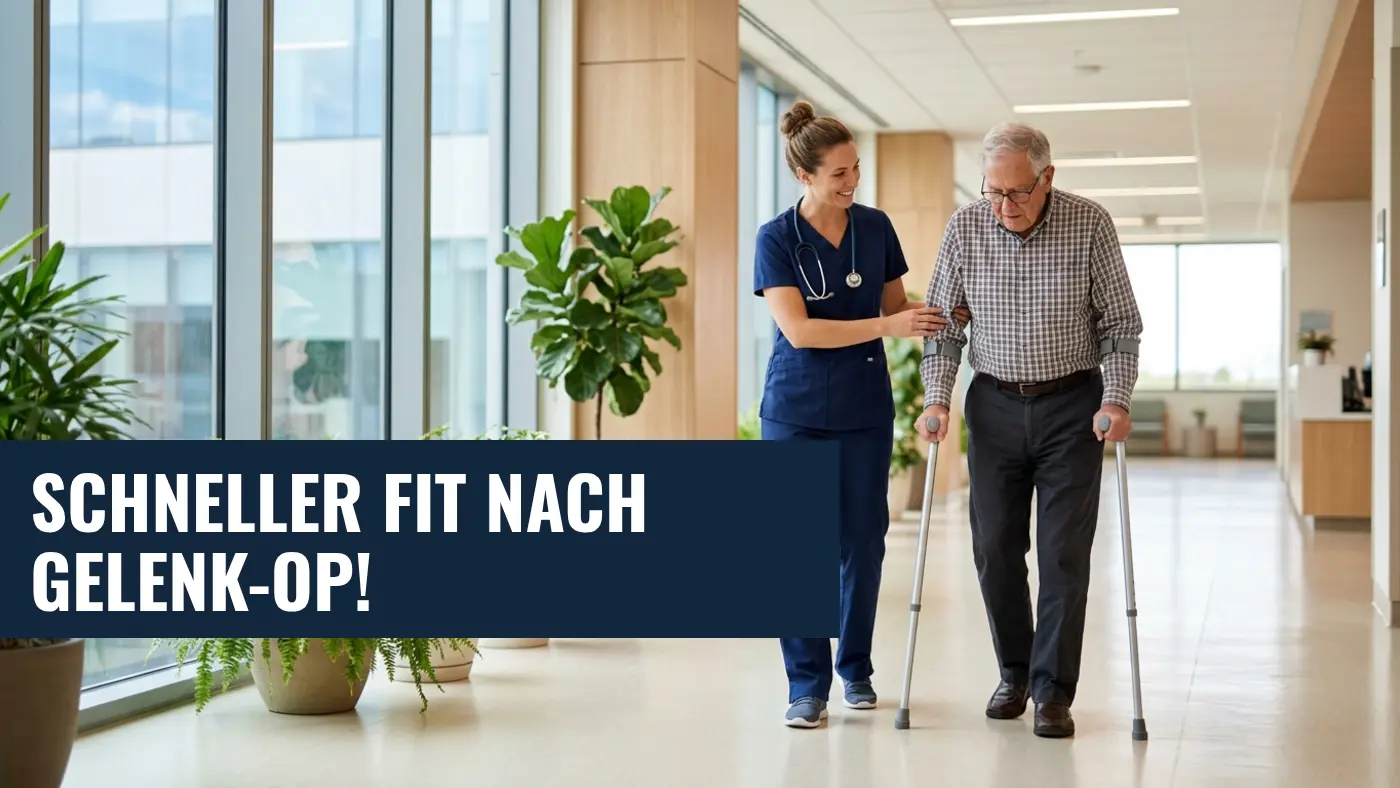 Fast-Track-Konzept bei Gelenk-OPs: Schneller wieder auf den Beinen