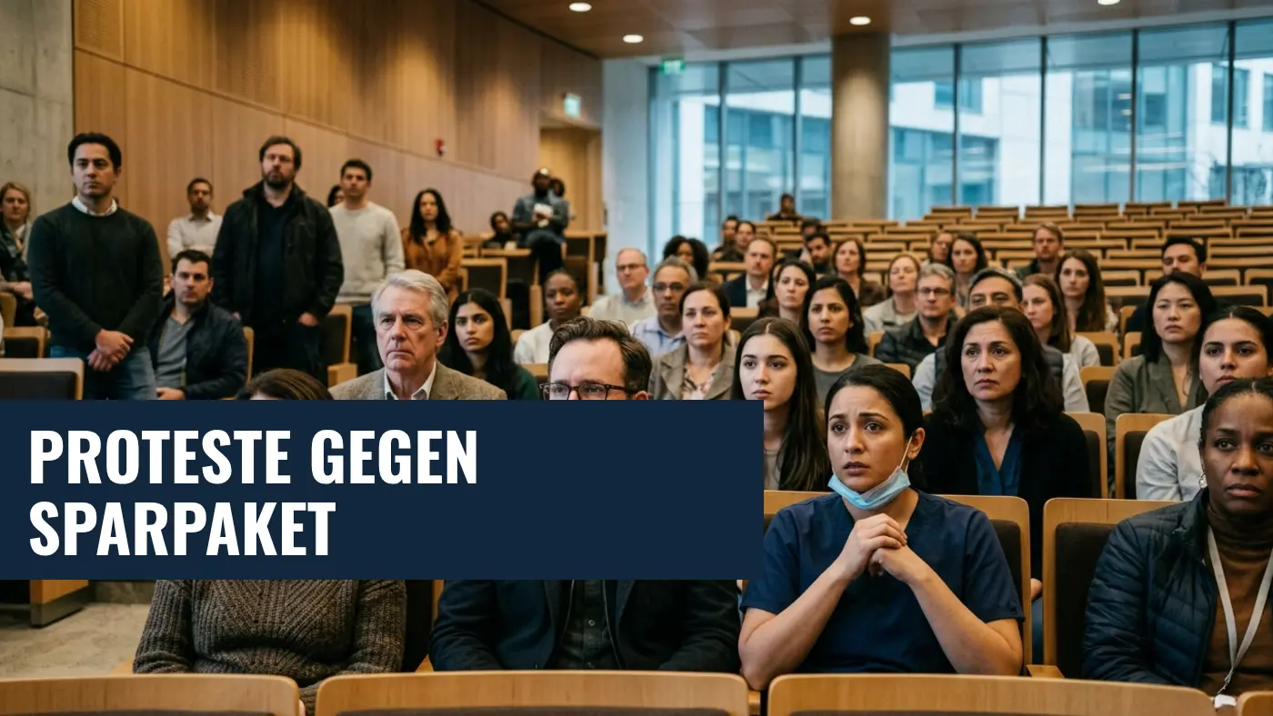 Gesundheitsministerin Warken: Proteste gegen Sparpaket beim Bürgerdialog