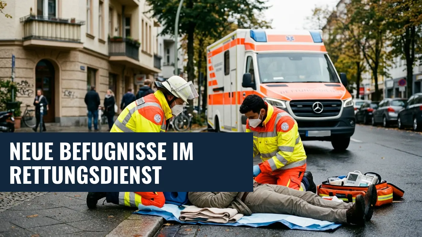 Rettungssanitäter in Brandenburg: Bald heilkundliche Maßnahmen erlaubt?
