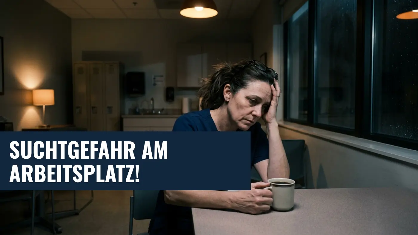 Sucht am Arbeitsplatz: DGUV-Studie zeigt hohes Risiko in der Pflege