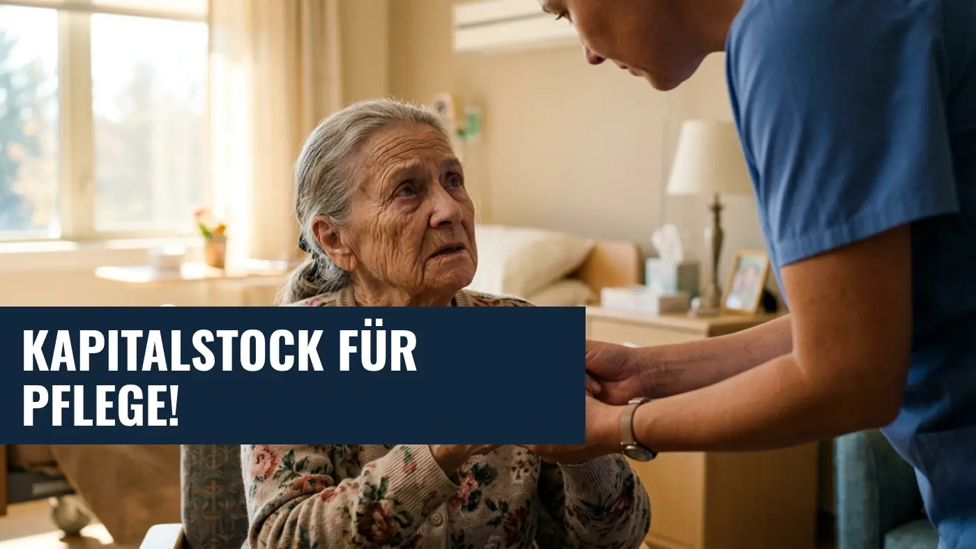 Pflegeversicherung: DAK-Chef fordert Kapitalstock zur Rettung