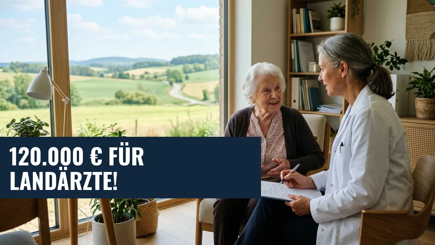 Neue Förderung für Ärzte in Bayern: Bis zu 120.000 Euro für Niederlassungen