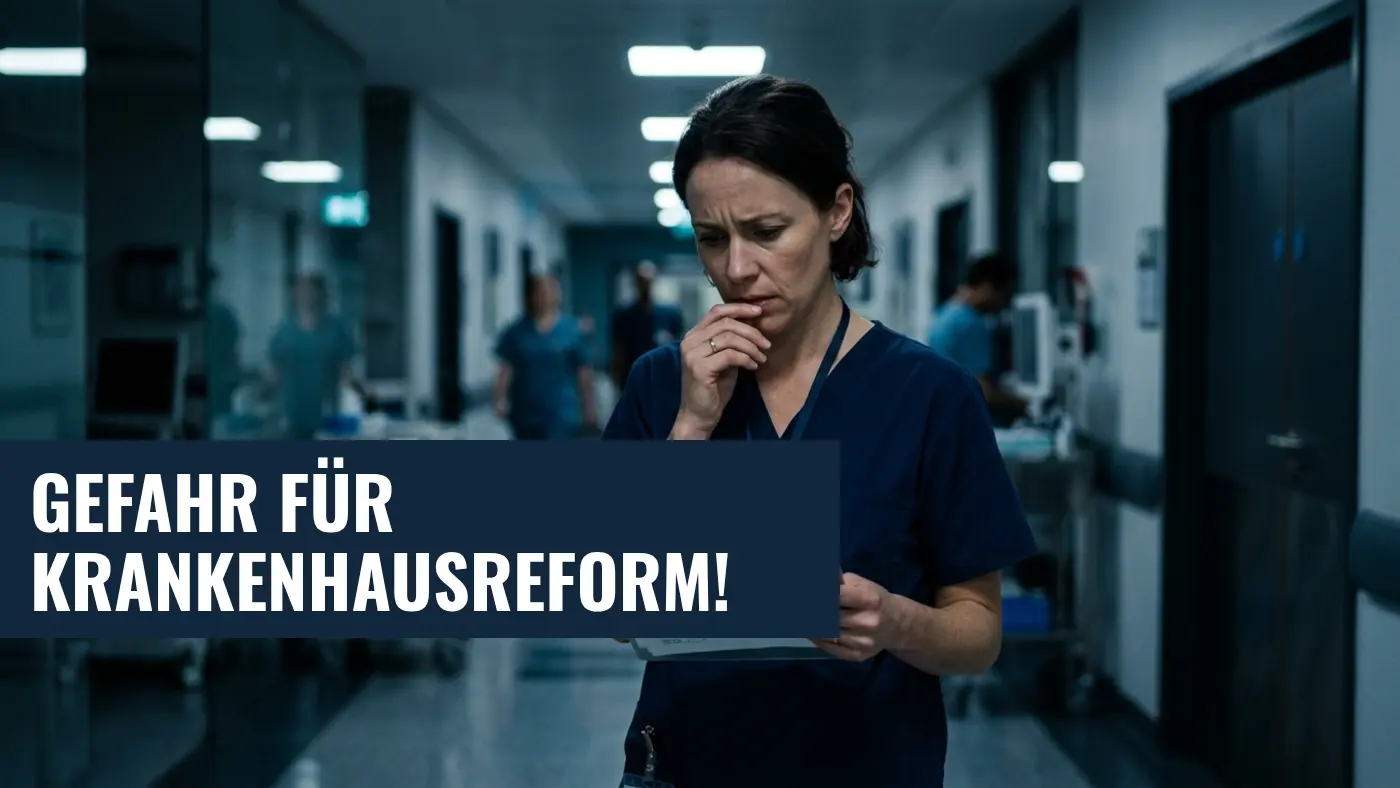 GKV-Stabilisierungsgesetz: Sparpläne gefährden Krankenhausreform