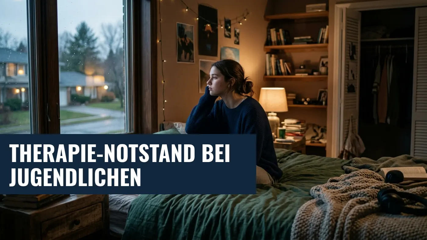 Wartezeit Psychotherapie Jugendliche: 32 Wochen bis zur Hilfe