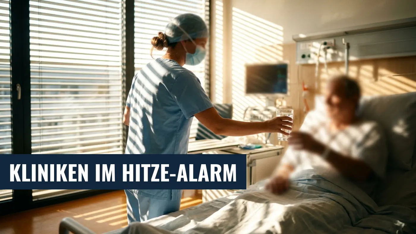 40-Grad-Wochenende: Wie sich deutsche Kliniken auf die Hitze wappnen