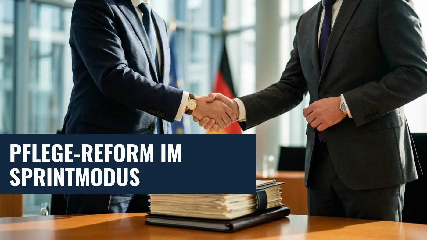 Koalition im Sprintmodus: Schwarz-rote Reformpläne für Pflege & GKV