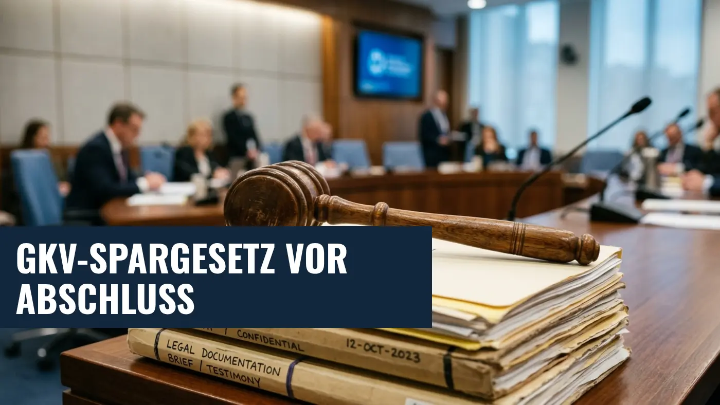 GKV-Spargesetz: Gesundheitsausschuss plant Sondersitzung zu Milliarden-Einsparungen