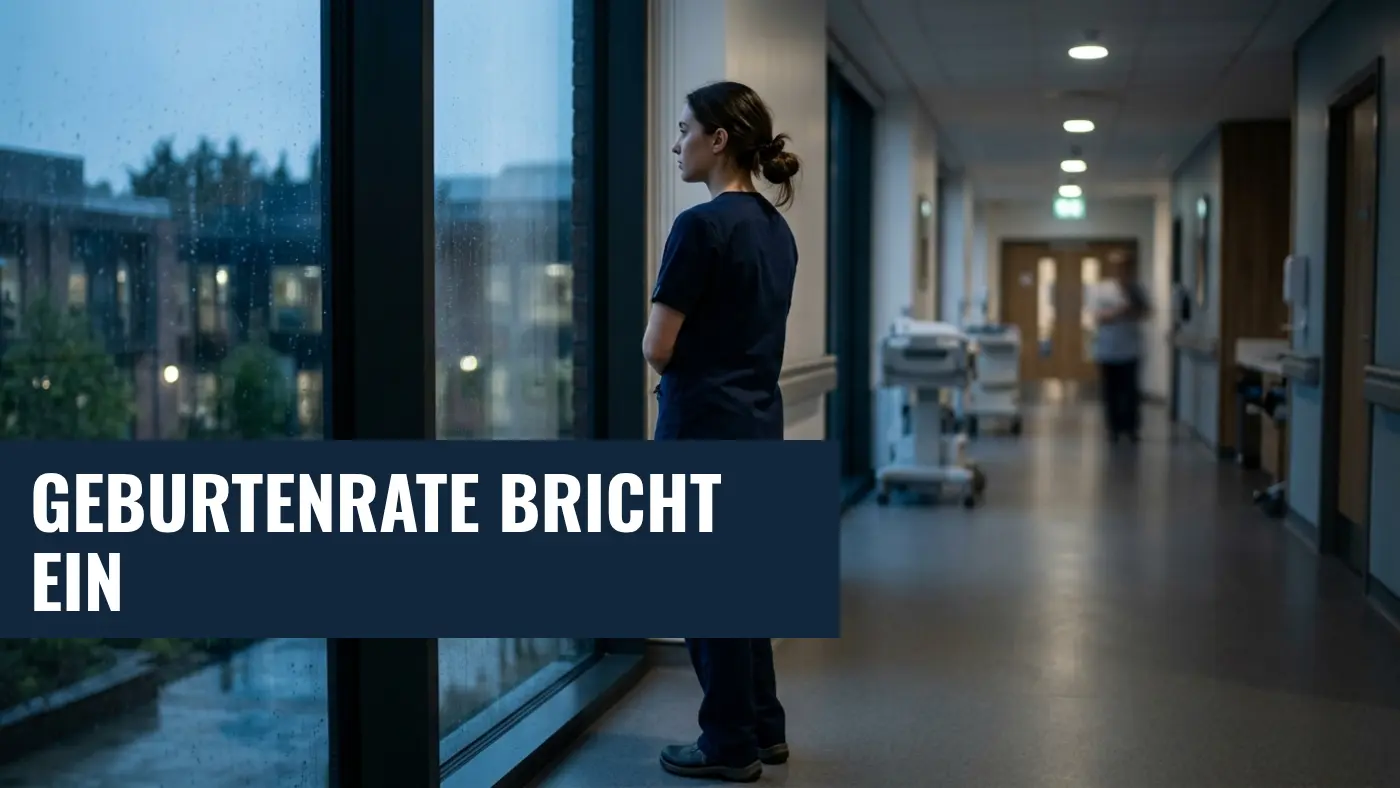 Geburtenrate sinkt auf 1,32: Dramatische Folgen für die Pflege
