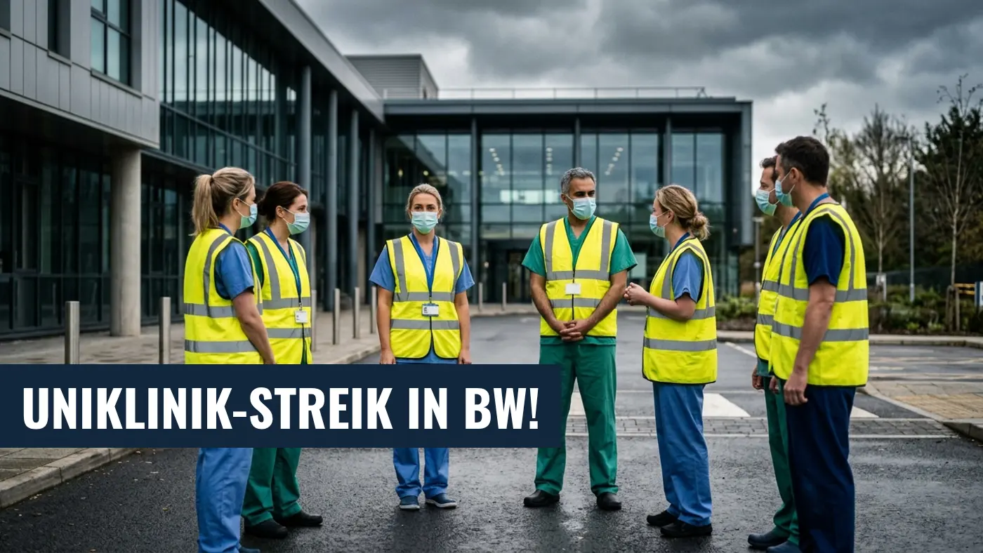 Verdi-Streik an Unikliniken BW: OPs fallen in Freiburg, Ulm & Co. aus