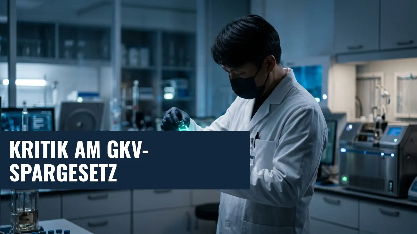 GKV-Spargesetz: Pharma-Branche warnt vor Engpässen bei Medikamenten
