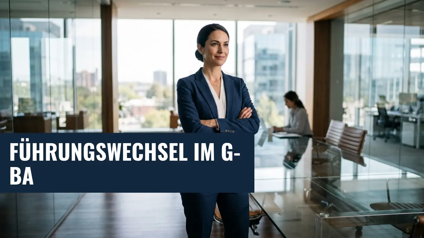 G-BA Vorsitz: Sonja Optendrenk folgt auf Josef Hecken