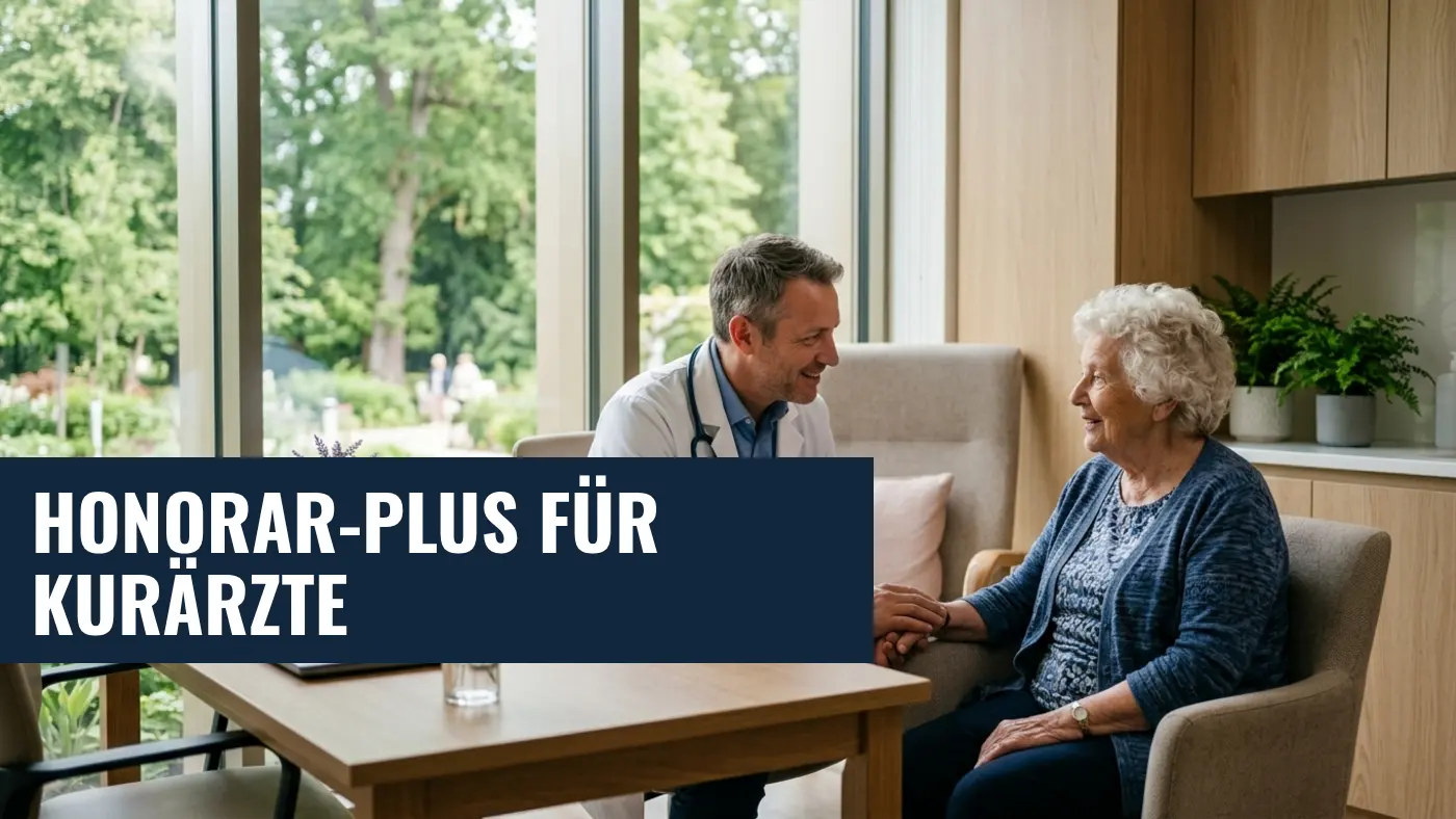 Kurärztliche Behandlung 2026: Honorare steigen um 6,65 Prozent