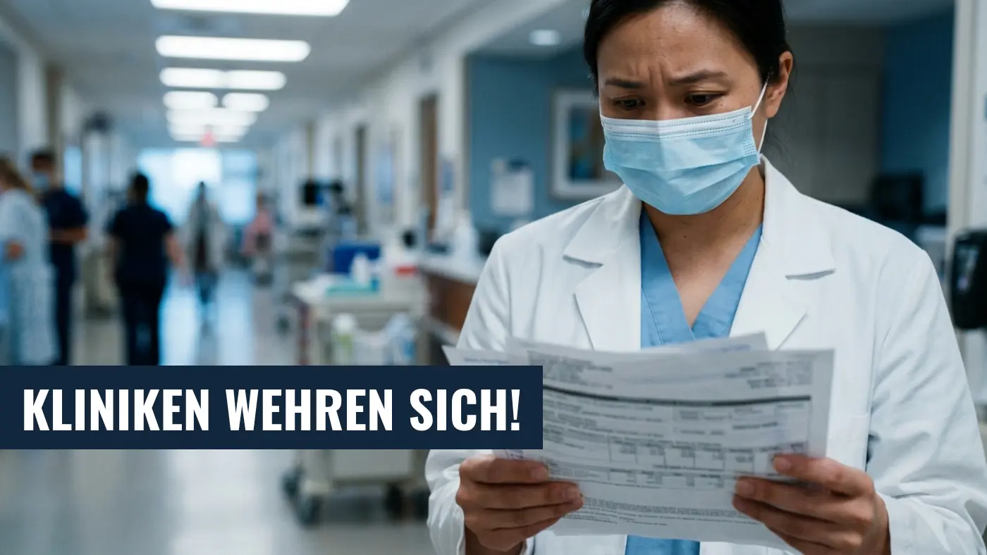GKV-Defizit 2026: Kliniken und Krankenkassen im Milliardenstreit