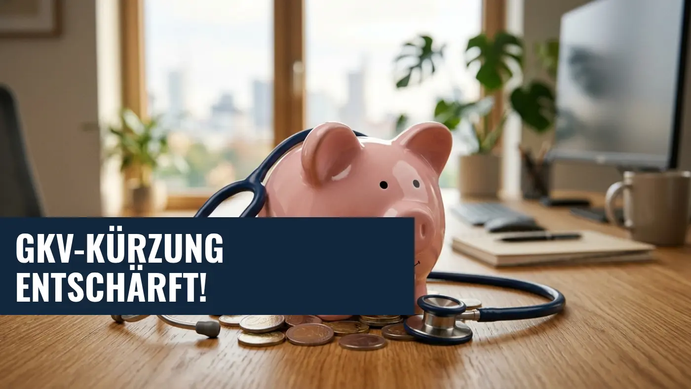 GKV-Finanzen 2026: Bundeszuschuss wird weniger stark gekürzt