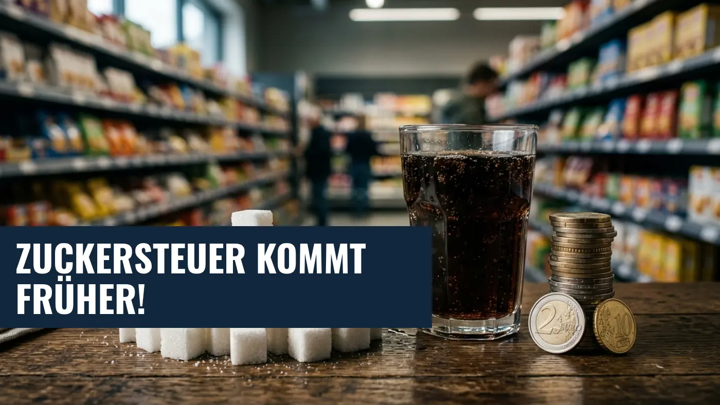 Zuckersteuer ab 2027: Bund plant 650 Millionen Euro für die GKV