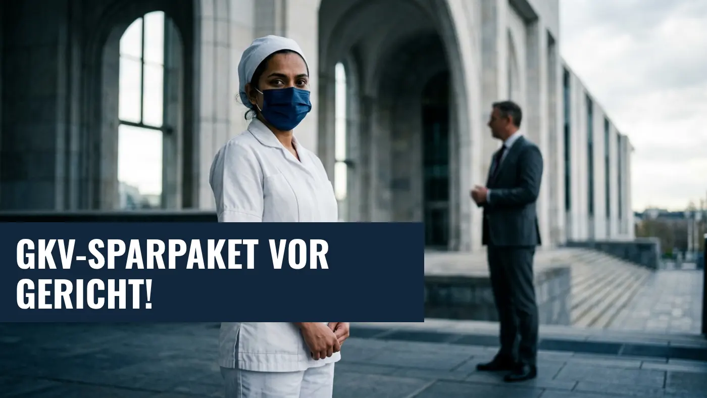 GKV-Sparpaket vor dem Aus? Grüne klagen vor Bundesverfassungsgericht