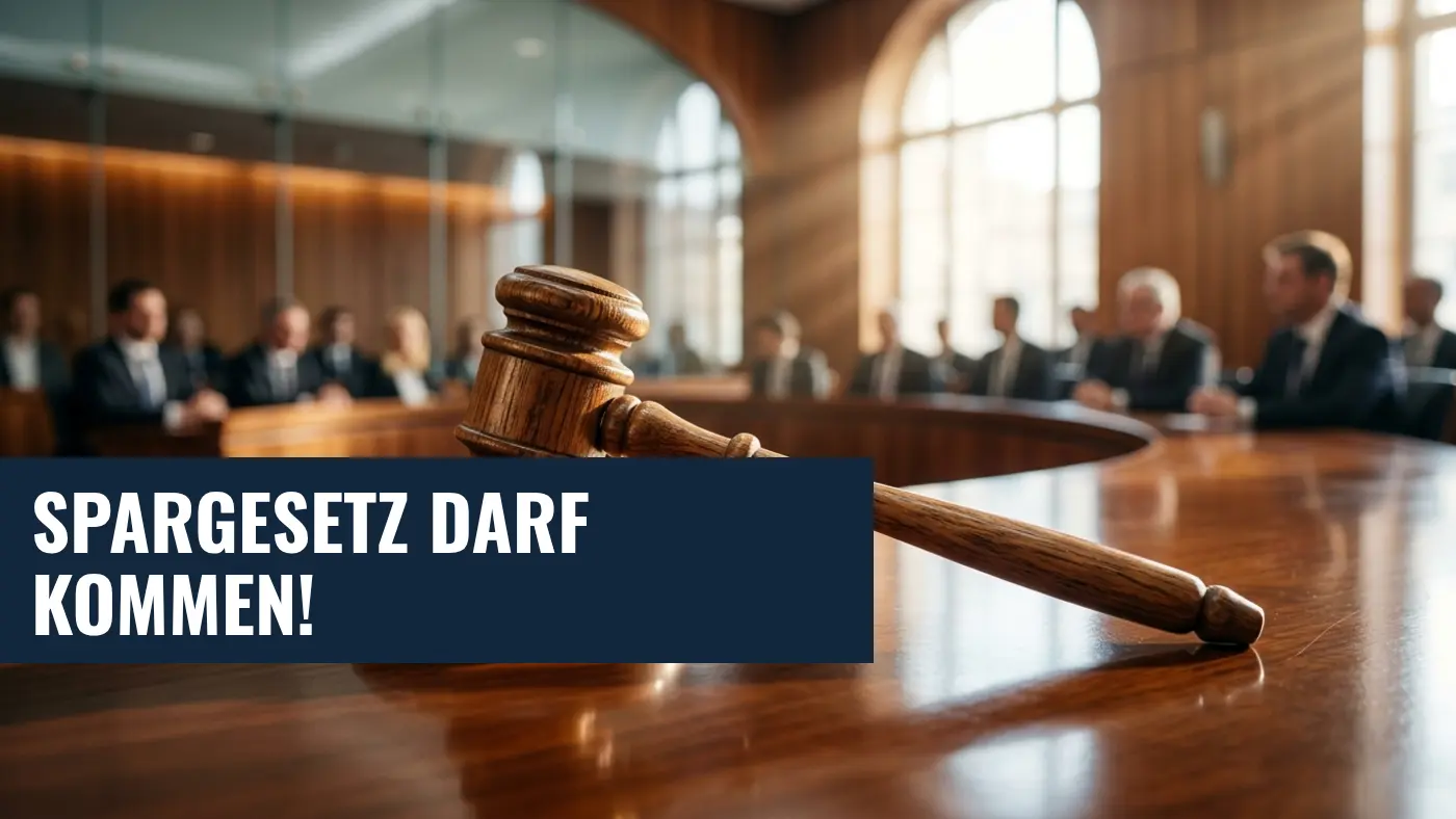 Verfassungsgericht lehnt Eilanträge ab: GKV-Spargesetz wird abgestimmt