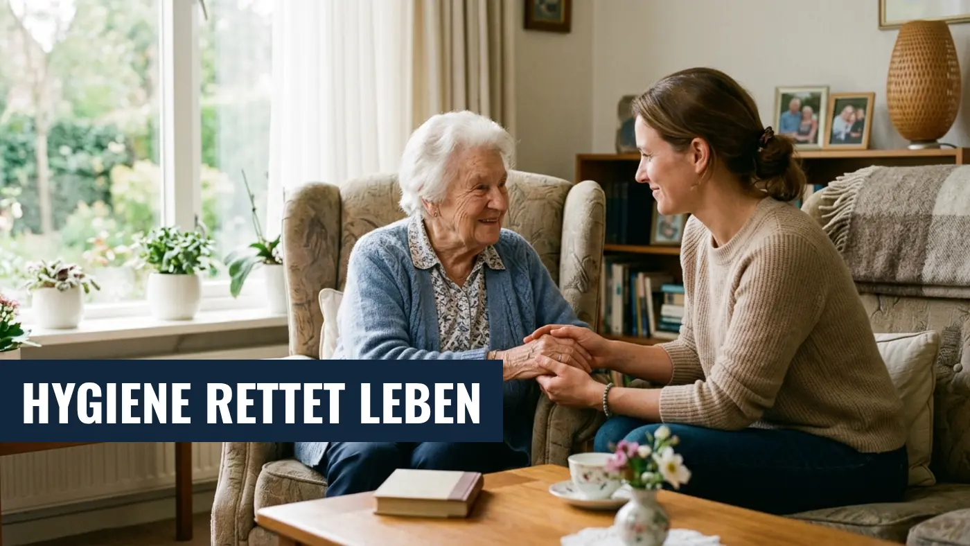 Häusliche Pflege: Wie bessere Hygiene Leben rettet und Kosten senkt