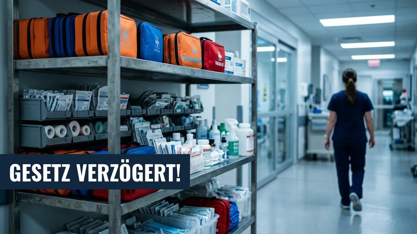 GeSiG verzögert sich: Neues Krisen-Gesetz für das Gesundheitswesen kommt später