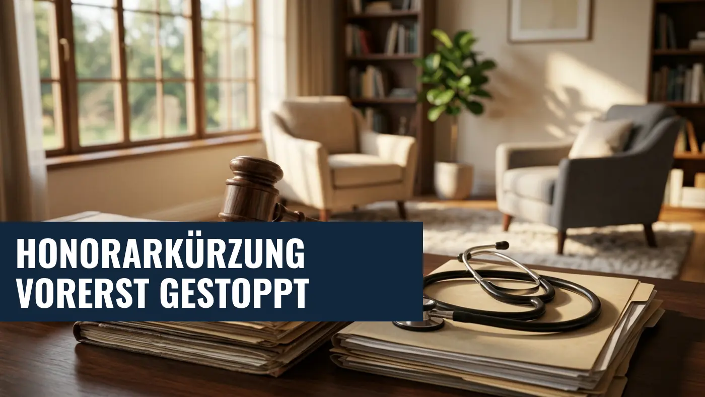 Honorarkürzung für Psychotherapeuten gestoppt: LSG-Urteil bringt Aufatmen