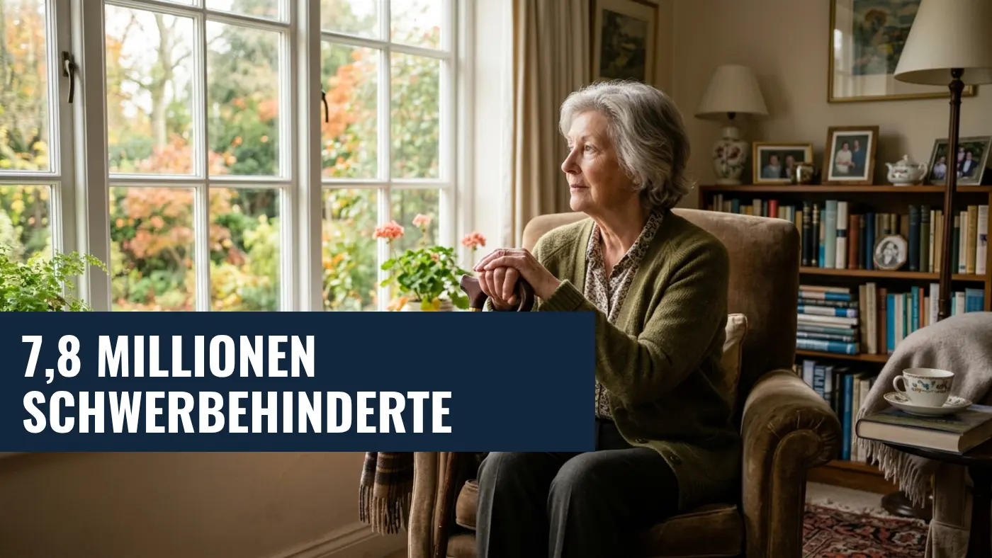 Schwerbehinderung in Deutschland: 7,8 Millionen Betroffene